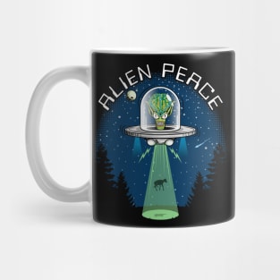 Alien Peace Mug